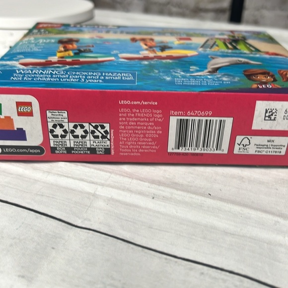 LEGO Friends Beach Water Scooter Fun Set 42623 – 84 pcs – New in Box 🏖️🐬 - Picture 6 of 6